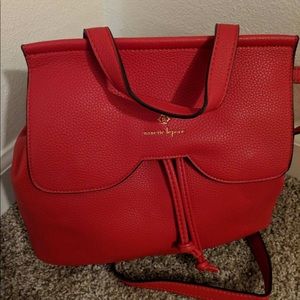 nanette lepore red backpack